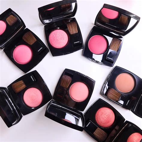 chanel lueue rosee swatches|my chanel blush collection.